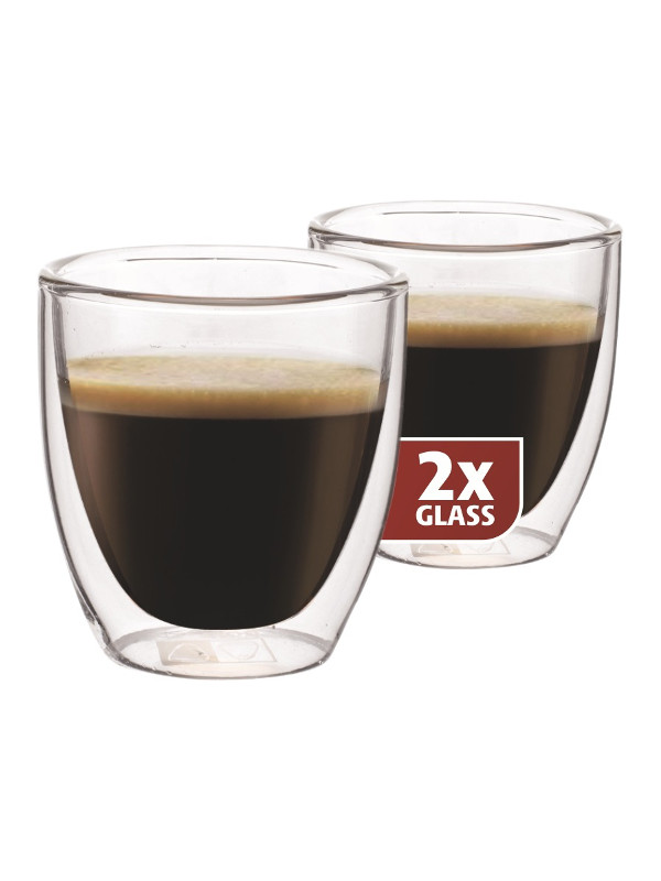 Maxxo DG808 espresso dvojstenné termo poháre 2ks
