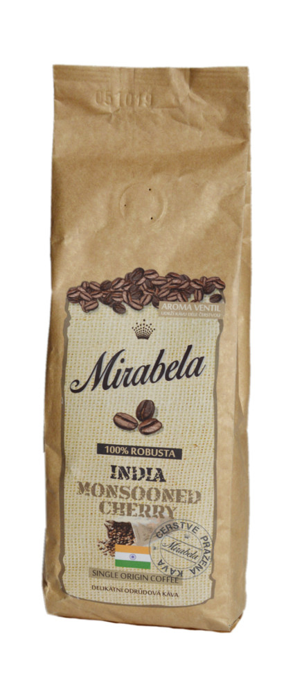 Mirabela čerstvá káva India Cherry 225g