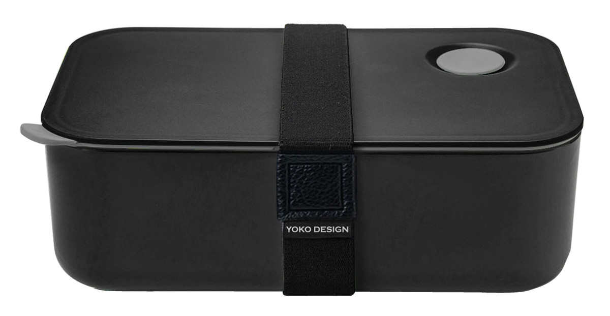 Yoko Design box na jedlo, čierny