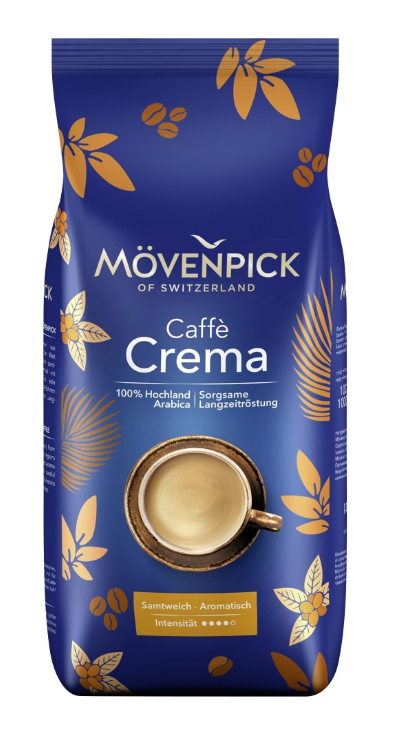 Movenpick Café Crema zrnková káva 1 kg
