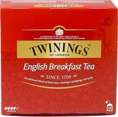 Twinings English Breakfast černý čaj 50 x 2 g