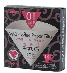 Hario papírové filtry pro V60-01 40 ks